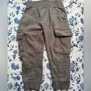 Lucky Brand Gray Cargo Jogger Sweatpants
